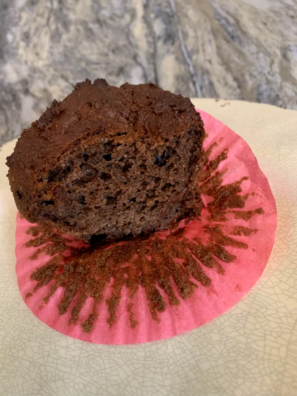 Chocolate Puffins with dried Cranberries